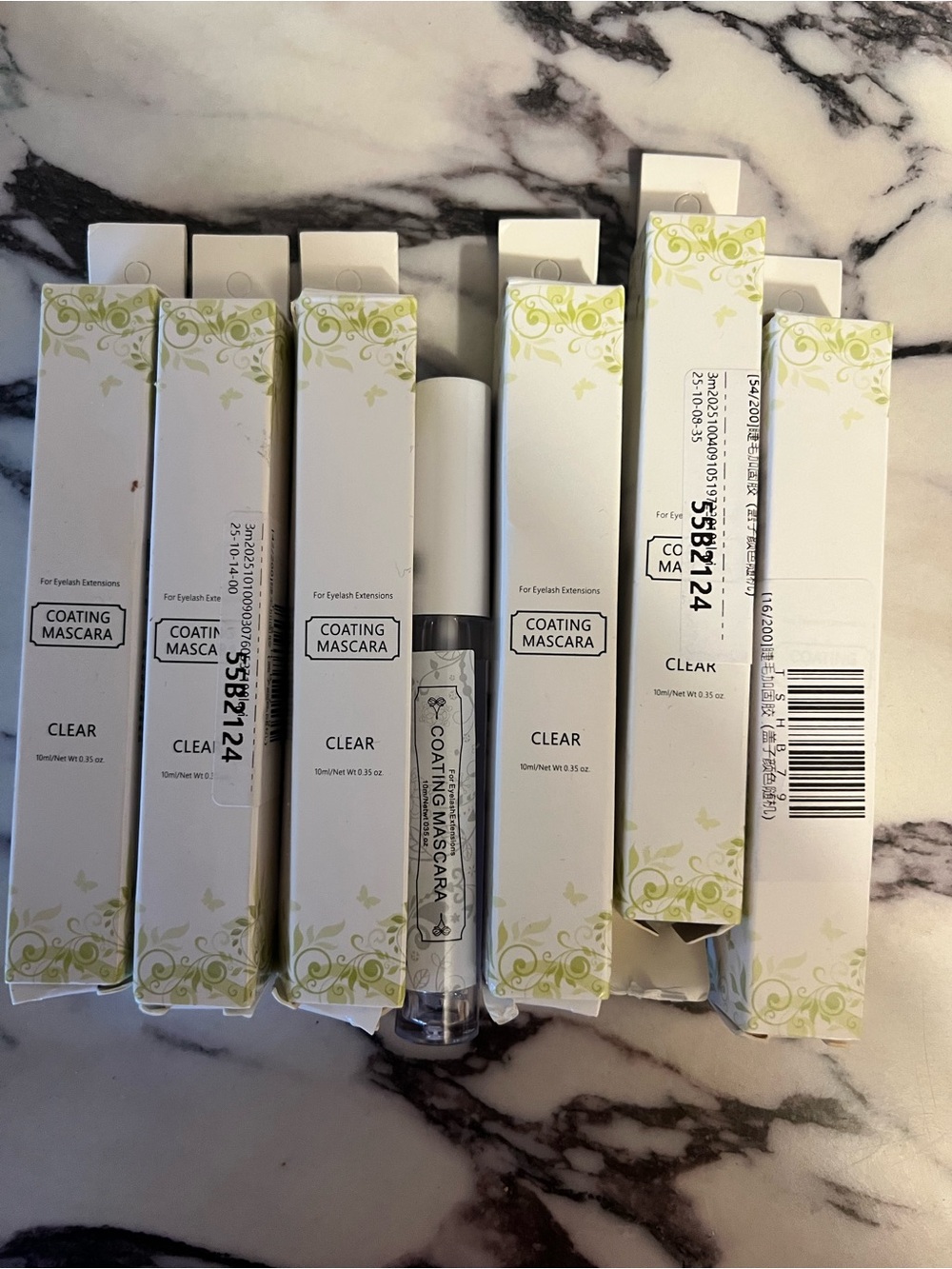 7 Coating Mascara Clear Eyelash Extension Sealant - Clear